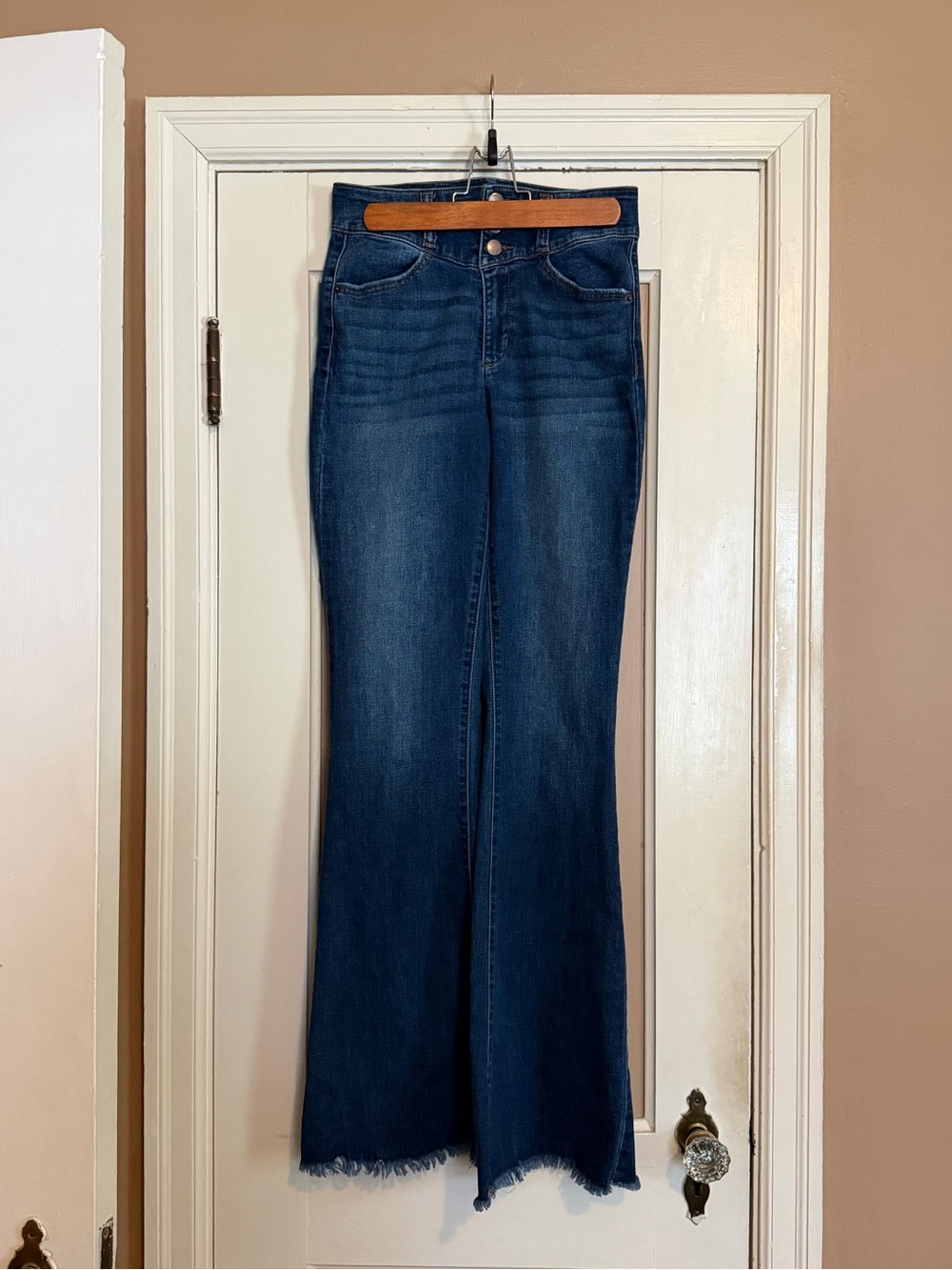 Altar'd State Dark Blue Wide Leg Jeans